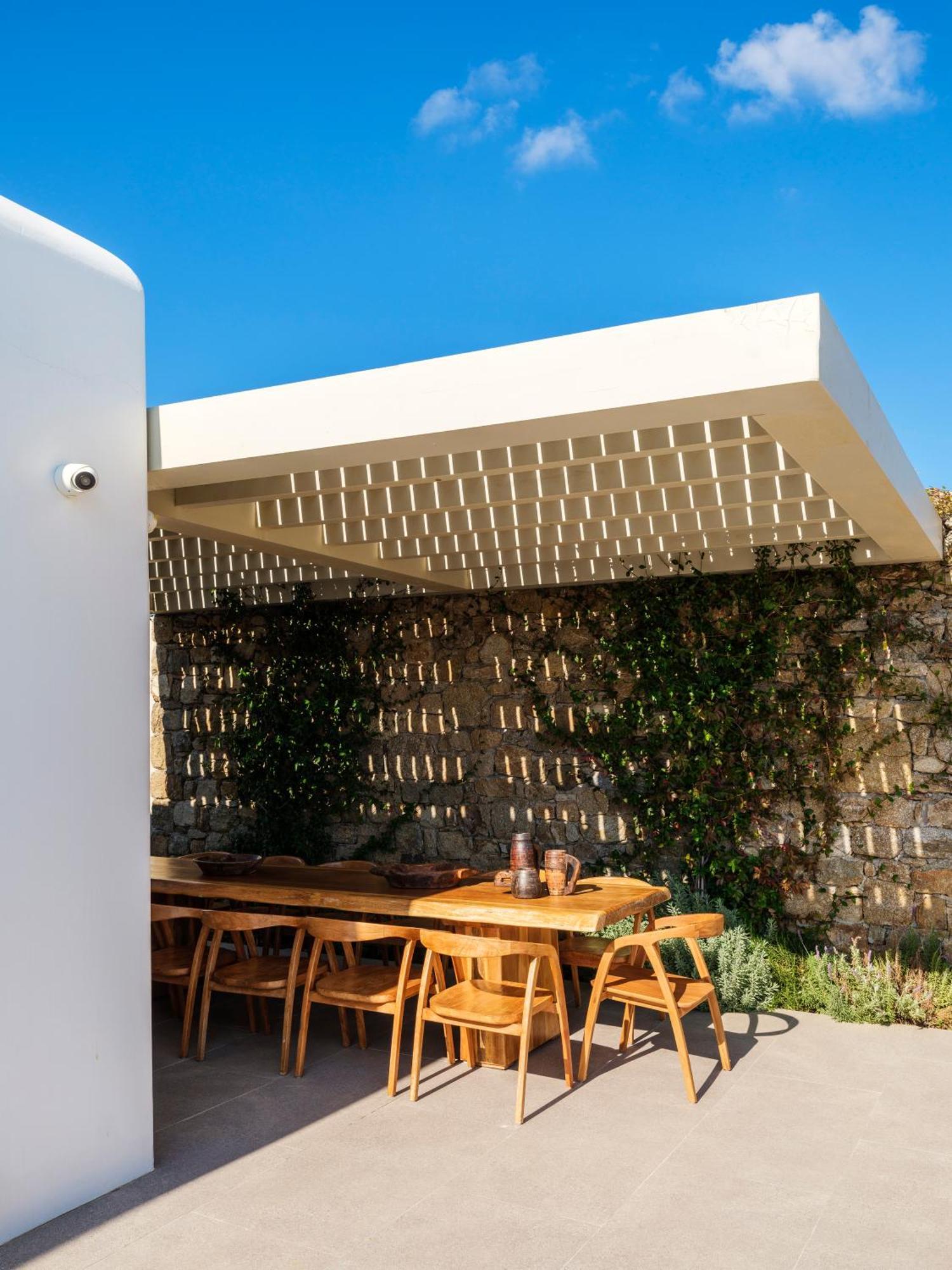 Blue Eye Grand Villa Mykonos カラファティス エクステリア 写真