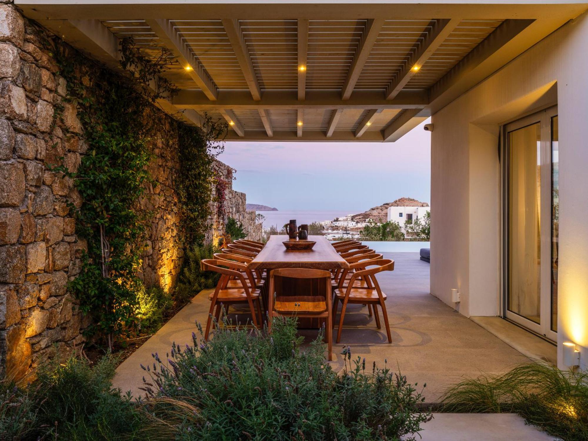 Blue Eye Grand Villa Mykonos カラファティス エクステリア 写真
