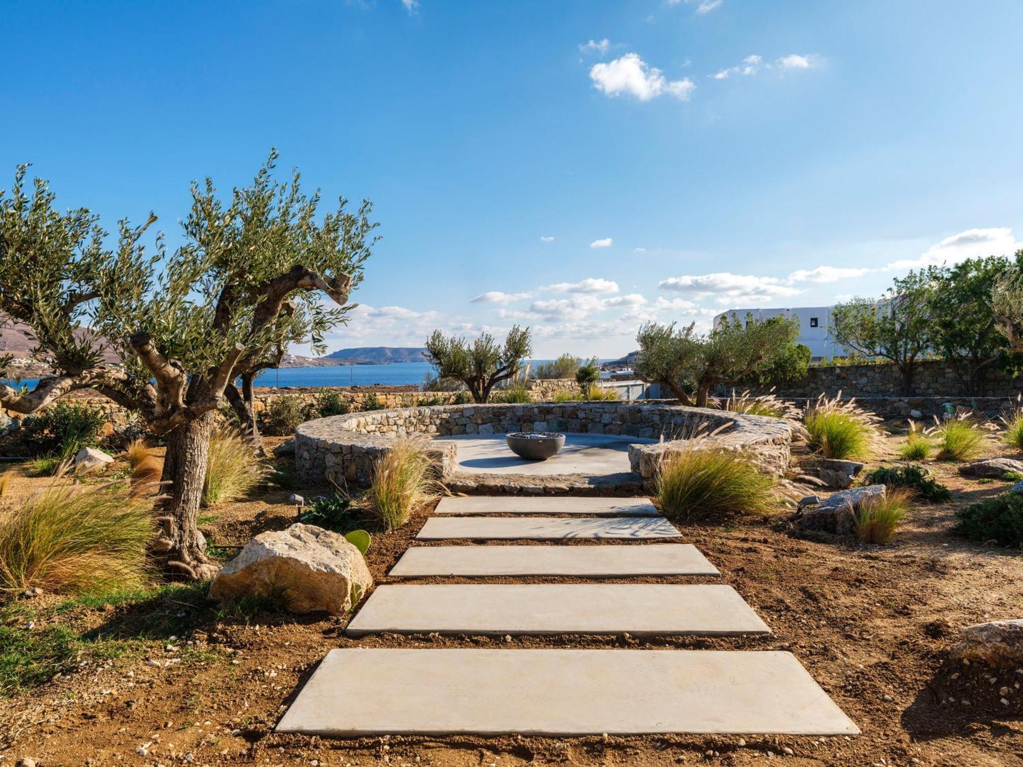 Blue Eye Grand Villa Mykonos カラファティス エクステリア 写真