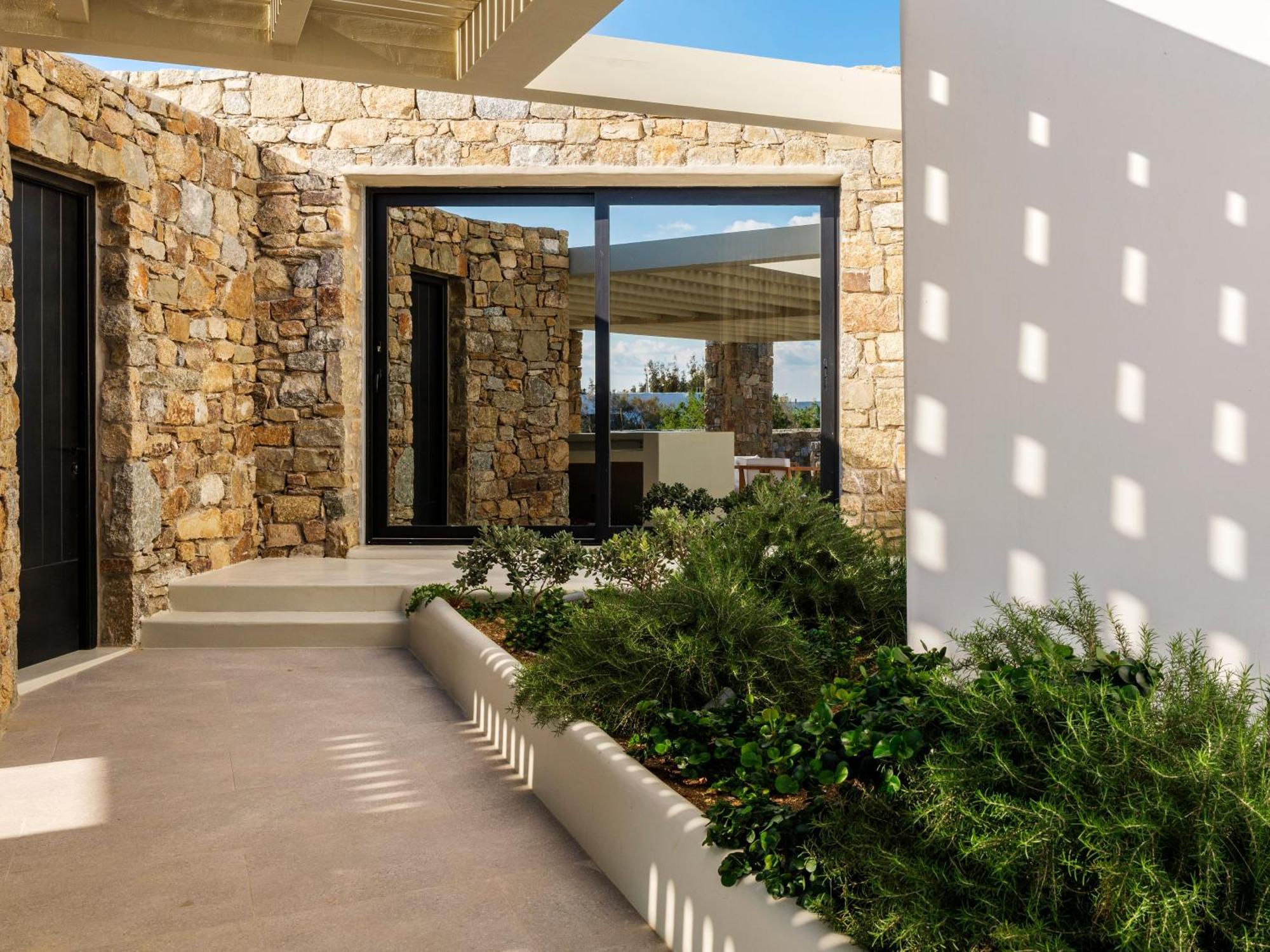 Blue Eye Grand Villa Mykonos カラファティス エクステリア 写真