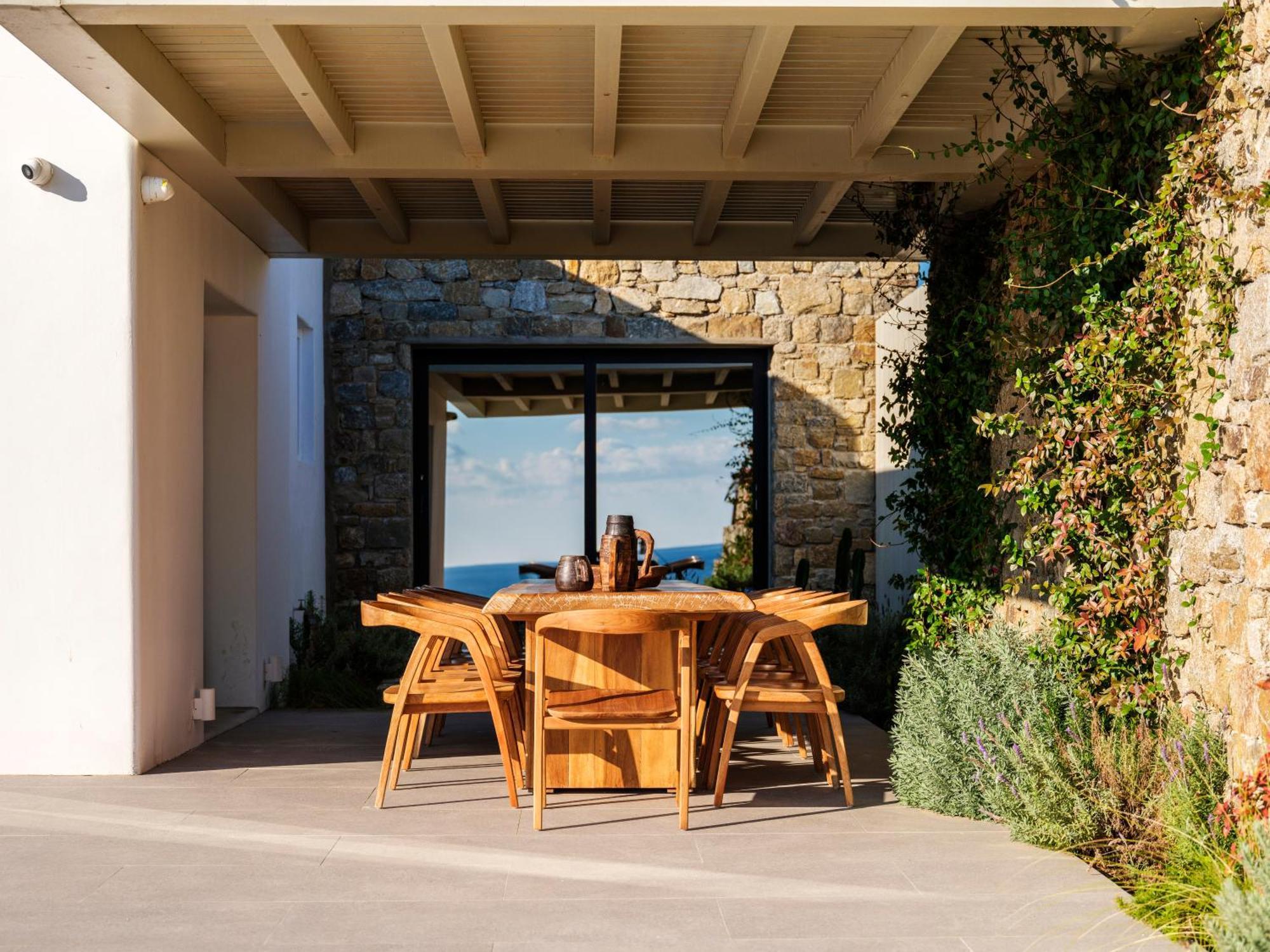 Blue Eye Grand Villa Mykonos カラファティス エクステリア 写真